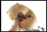 NEW - Jumbo Capybara Doh Filled Squishy Squeeze Stress Ball Soft Doh Filling - Sensory, Fidget Toy
