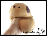 NEW - Jumbo Capybara Doh Filled Squishy Squeeze Stress Ball Soft Doh Filling - Sensory, Fidget Toy