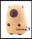 NEW - Jumbo Capybara Doh Filled Squishy Squeeze Stress Ball Soft Doh Filling - Sensory, Fidget Toy