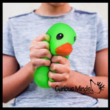 Jumbo Doh Filled Ducky - Rubber Duck Shaped Stress Squishy Ball