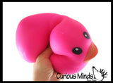 Jumbo Doh Filled Ducky - Rubber Duck Shaped Stress Squishy Ball