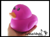 Jumbo Doh Filled Ducky - Rubber Duck Shaped Stress Squishy Ball