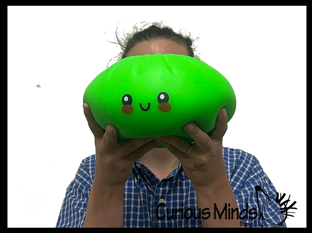 NEW -  JUMBO Doh Dumpling 9.75" Dim Sum Bao - Ultra Squishy Relaxing Sensory Fidget Stress Toy