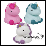 NEW - Soft Unicorn Animal Stress Ball - Sensory Fidget Stress Toy - Squishy Pliable Doh Ball