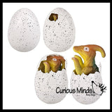 Jumbo Hatch and Grow a Dinosaur Egg in Water - Add Water and it Grows - Dino Prehistoric Critter Toy Bath - Soak in Water and It Expands