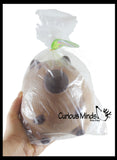 NEW - Jumbo 5.75" Capybara Doh Filled Squishy Squeeze Stress Ball Soft Doh Filling - Sensory, Fidget Toy