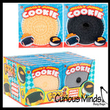 Jumbo Squishy Mochi Cookie - Sticky and Gummy Squish Toy Peeler Peeling Fidget