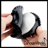 Jumbo Squishy Mochi Cookie - Sticky and Gummy Squish Toy Peeler Peeling Fidget