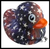 Jumbo Patriotic USA Print Rubber Ducks - Rubber Duckies - Cute Novelty Prize Reward Giveaway