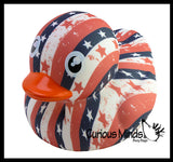 Jumbo Patriotic USA Print Rubber Ducks - Rubber Duckies - Cute Novelty Prize Reward Giveaway