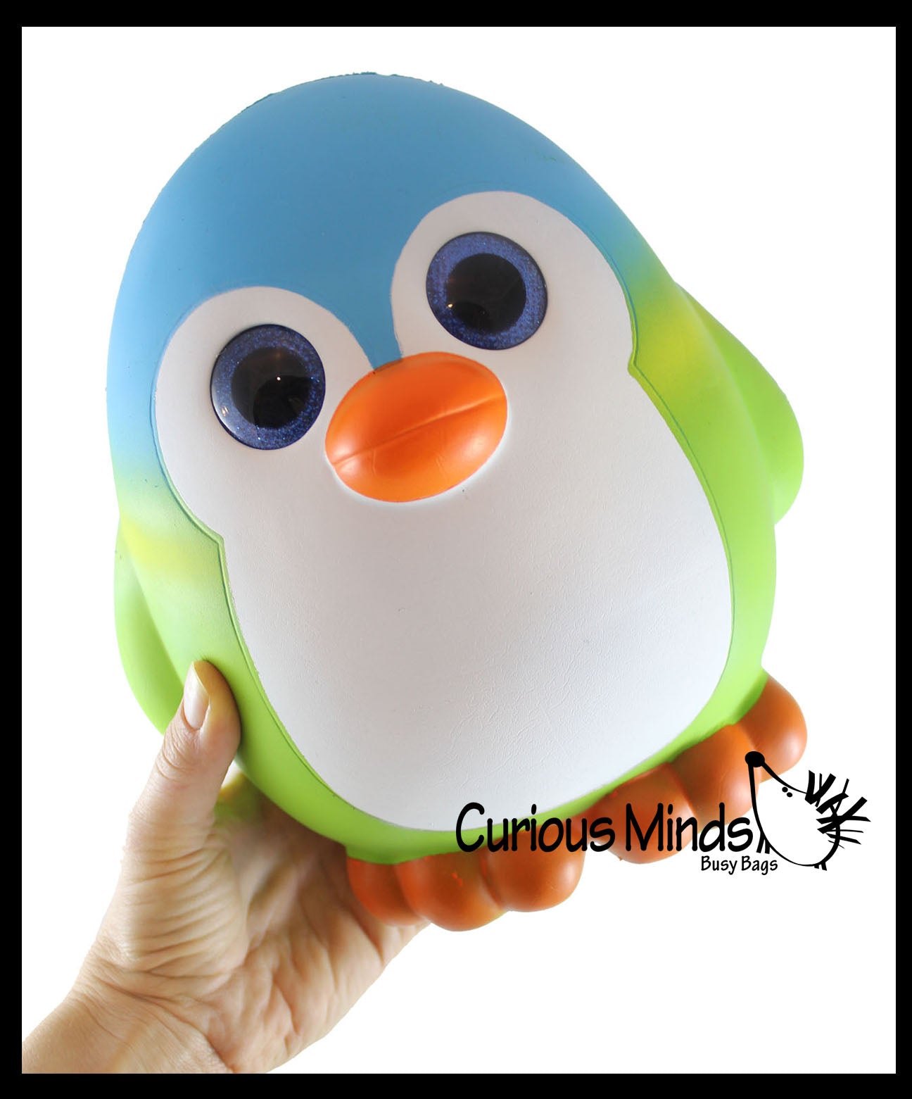 Cute Penguin Squeeze Toy – Silicone Squishy Fidget, Stress Relief For Kids & Adults, Portable