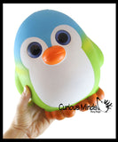 JUMBO Penguin Squishy Slow Rise Foam Pet Animal Toy -  Scented Sensory, Stress, Fidget Toy Cute