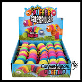 Large 12" Puffer Caterpillar Fidget Sensory Toy - 10 Section Tactile Toy Bug
