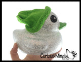 NEW - Jumbo Rubber Ducks With Knit Hat - Rubber Duckies - Cute Novelty Prize Reward Giveaway Winter