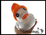 NEW - Jumbo Rubber Ducks With Knit Hat - Rubber Duckies - Cute Novelty Prize Reward Giveaway Winter