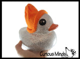 NEW - Jumbo Rubber Ducks With Knit Hat - Rubber Duckies - Cute Novelty Prize Reward Giveaway Winter