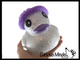 NEW - Jumbo Rubber Ducks With Knit Hat - Rubber Duckies - Cute Novelty Prize Reward Giveaway Winter