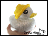 NEW - Jumbo Rubber Ducks With Knit Hat - Rubber Duckies - Cute Novelty Prize Reward Giveaway Winter