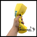 NEW - JUMBO Butter Slow Rise FOAM Squishy Squeeze Stress Ball Super Soft - Sensory, Fidget Toy
