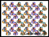 Jumbo Space Galaxy Print Rubber Ducks - Rubber Duckies - Cute Novelty Prize Reward Giveaway