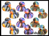 Jumbo Space Galaxy Print Rubber Ducks - Rubber Duckies - Cute Novelty Prize Reward Giveaway