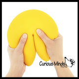 Jumbo Squishy Fortune Cookie Slow Rise Doh Sensory Toy Squish