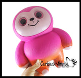 JUMBO Sloth with Wings and Horn Squishy Slow Rise Foam Pet Animal Toy -  Scented Sensory, Stress, Fidget Toy Cute
