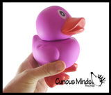 NEW - Jumbo Standing on Feet Rubber Ducks - Rubber Duckies - Cute Novelty Prize Reward Giveaway