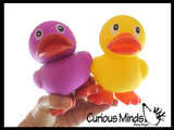 NEW - Jumbo Standing on Feet Rubber Ducks - Rubber Duckies - Cute Novelty Prize Reward Giveaway