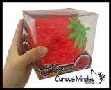 Jumbo Doh Filled Strawberry - Soft Stress Squishy Ball