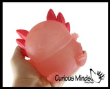 NEW - Jumbo Axolotl Sugar Ball - Thick Glue/Gel Syrup Molasses Stretch Ball - Ultra Squishy and Moldable Slow Rise Relaxing Sensory Fidget Stress Toy Huge