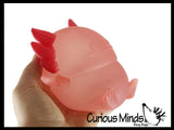 NEW - Jumbo Axolotl Sugar Ball - Thick Glue/Gel Syrup Molasses Stretch Ball - Ultra Squishy and Moldable Slow Rise Relaxing Sensory Fidget Stress Toy Huge