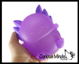 NEW - Jumbo Axolotl Sugar Ball - Thick Glue/Gel Syrup Molasses Stretch Ball - Ultra Squishy and Moldable Slow Rise Relaxing Sensory Fidget Stress Toy Huge