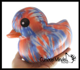 Jumbo Tie Dye Rubber Ducks - Rubber Duckies - Cute Novelty Prize Reward Giveaway