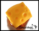 Smushmart Jumbo Doh Filled Cheese -  Stress Squishy Ball Crazy Fun