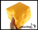 Smushmart Jumbo Doh Filled Cheese -  Stress Squishy Ball Crazy Fun