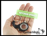 Keyring Spinner - Fidget Spinner for your Keychain - Turn Keys into Spinning Fidget