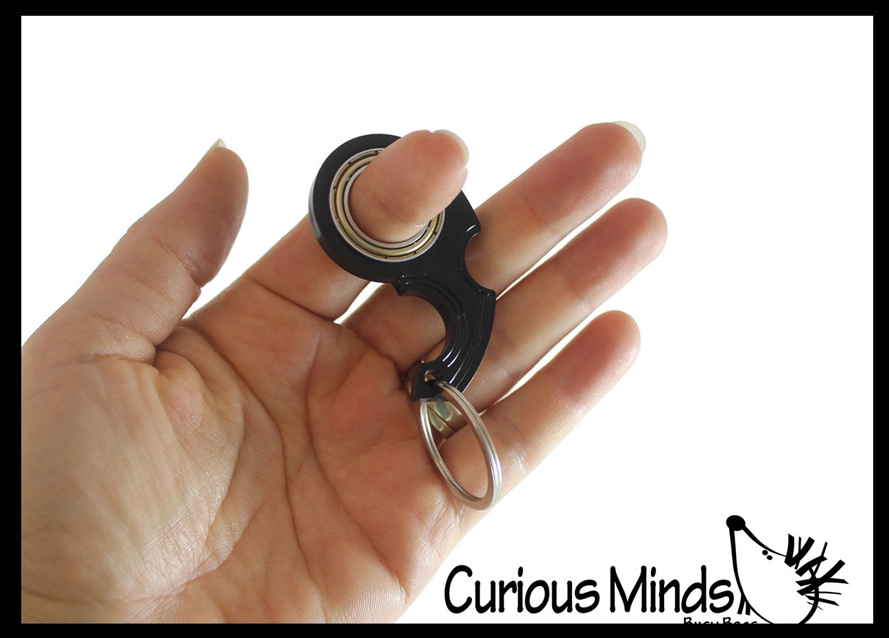 Keychain Spining Keyring Spinner - Fidget Spinner for your Keychain - Turn Keys into Sp ...