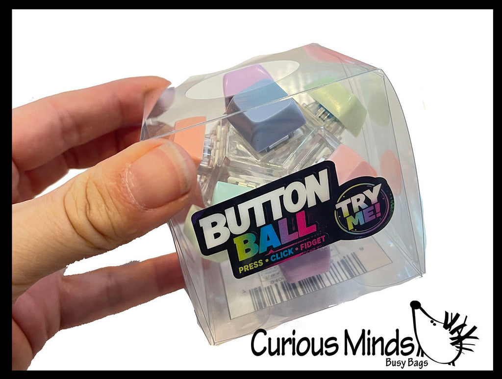 Keyboard Multi Key Fidget Clicker Ball  - 12 Key - Toy - Key Cap Click