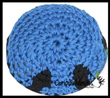 NEW - Knit Kick Balls - Sack Footbag Game Balls - Crunchy Sensory Toy