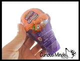 Scented Kinetic Sand Solid Color Ice Cream Cone Container - Stretchy Soft Moving Sand-Like  putty/dough/slime