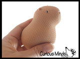NEW - Marshmallow Crochet Look Capybara Animal Stress Balls - Ultra Soft Kneadable Fidget Squish Balls - Amazingly Soft