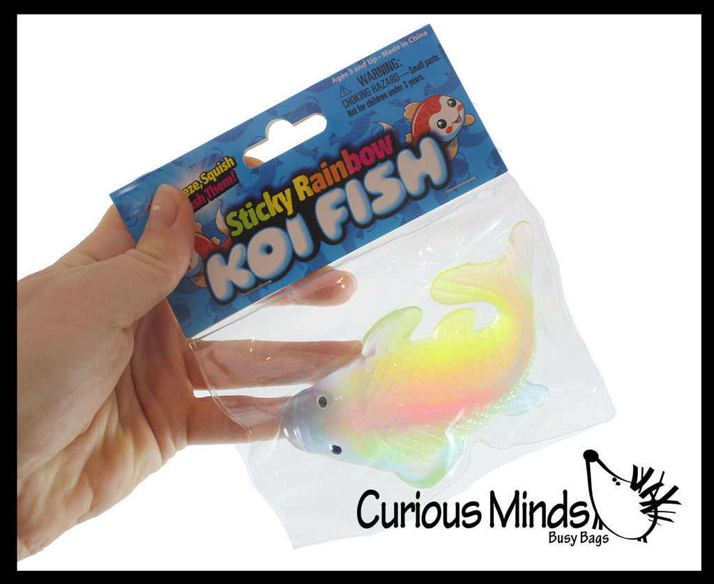 Taba Koi Fish Super Sticky Fidget Toys - Fun Squishy Sensory Toy