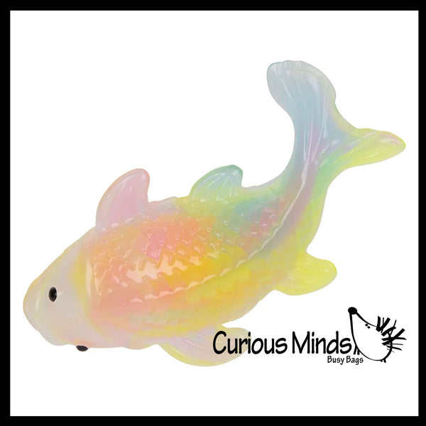 Taba Koi Fish Super Sticky Fidget Toys - Fun Squishy Sensory Toy ...