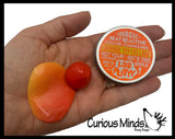 Lab Putty - Pack of 3 Different Putty Slimes in Tin Jars - Crystal Clear / Glow in the Dark / Heat Color Changing