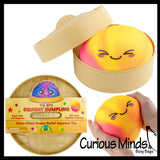 NEW - Large 6" Mystery Tie Dye Marble Doh Dumpling Dim Sum - Ultra Squishy Relaxing Sensory Fidget Stress Toy