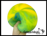 NEW - Large 6" Mystery Tie Dye Marble Doh Dumpling Dim Sum - Ultra Squishy Relaxing Sensory Fidget Stress Toy