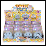 NEW - Soft Velvet Flocked Chubby Hamster Slow Rise Foam Squishy Toy