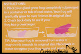 Large Grow a Frog in Water - Add Water and it Grows - Frog Critter Toy Bath