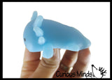 Axolotl Large Mochi - Cute Animal Gummy Mochi Fidget Squishy Animals - Cute Individually Wrapped Toys - Sensory, Stress, Fidget Party Favor Toy